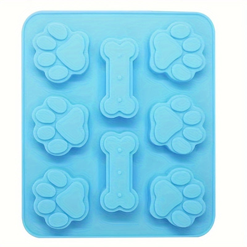 Silicone Mold, Cat Paw, Dog Paw, Bone, Dog Tag, Food Grade Silicone Mold Chocolate, Candy, Jelly, Ice Cubes, Dog Food, Cupcake Baking Mold, Muffin Plate, Kitchen Accessories, Oven Accessories.