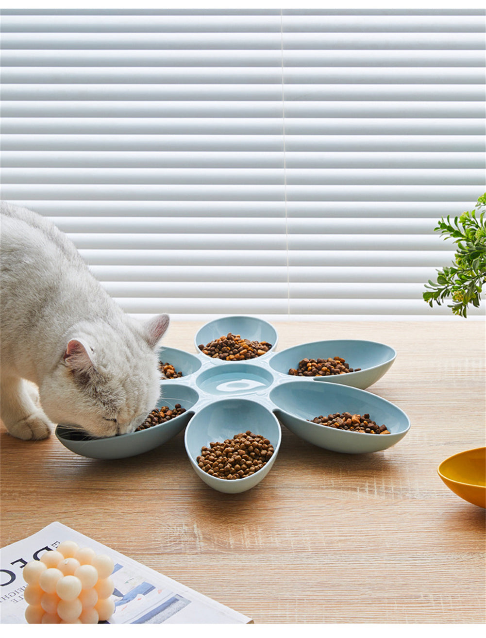 Deluxe Multi-Functional Slow Feeder - Large Capacity, Anti-Slip, Easy Clean Cat & Dog Food Bowl for Healthy Mealtime Experience - Upgrade Your Pet's Dining!