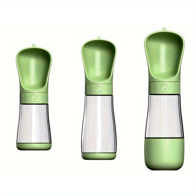 Leak Proof 2 In 1 Portable Dog Water Bottle - 1pc Plastic Dog Food And Water Container