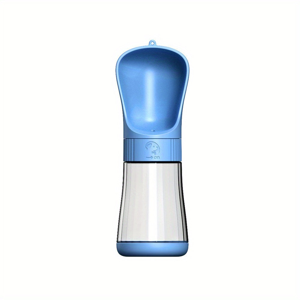 Leak Proof 2 In 1 Portable Dog Water Bottle - 1pc Plastic Dog Food And Water Container