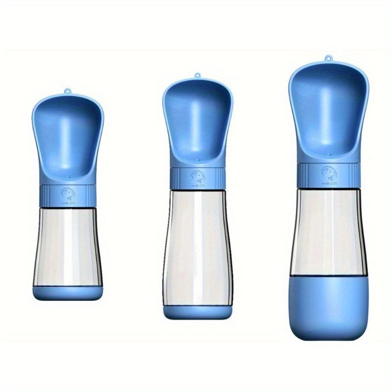 Leak Proof 2 In 1 Portable Dog Water Bottle - 1pc Plastic Dog Food And Water Container