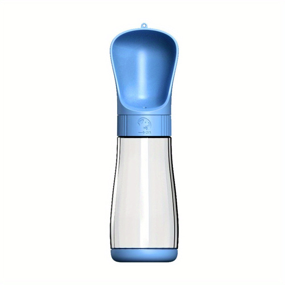 Leak Proof 2 In 1 Portable Dog Water Bottle - 1pc Plastic Dog Food And Water Container