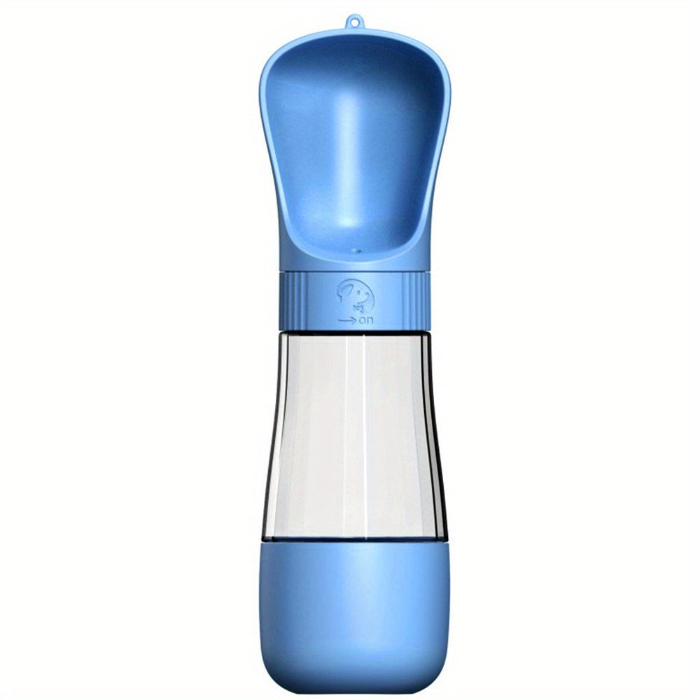Leak Proof 2 In 1 Portable Dog Water Bottle - 1pc Plastic Dog Food And Water Container