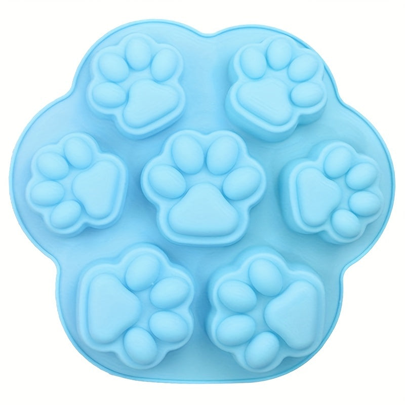 Silicone Mold, Cat Paw, Dog Paw, Bone, Dog Tag, Food Grade Silicone Mold Chocolate, Candy, Jelly, Ice Cubes, Dog Food, Cupcake Baking Mold, Muffin Plate, Kitchen Accessories, Oven Accessories.