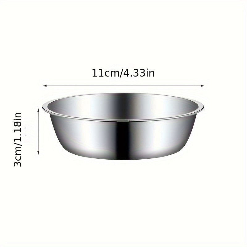 Stainless Steel Durable 1pc Dog Feeder Bowl - Dog Food And Water Bowl