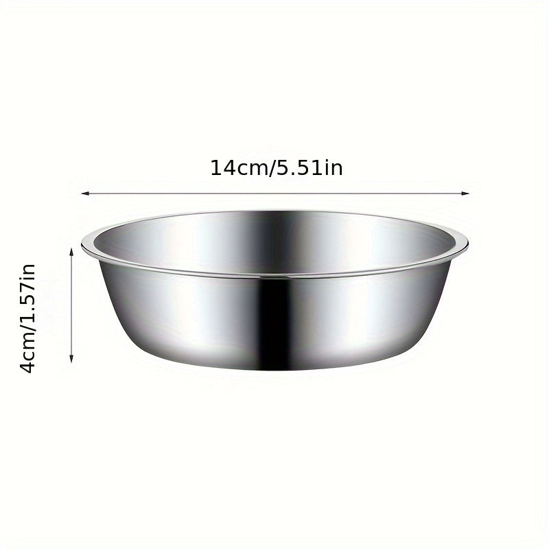 Stainless Steel Durable 1pc Dog Feeder Bowl - Dog Food And Water Bowl