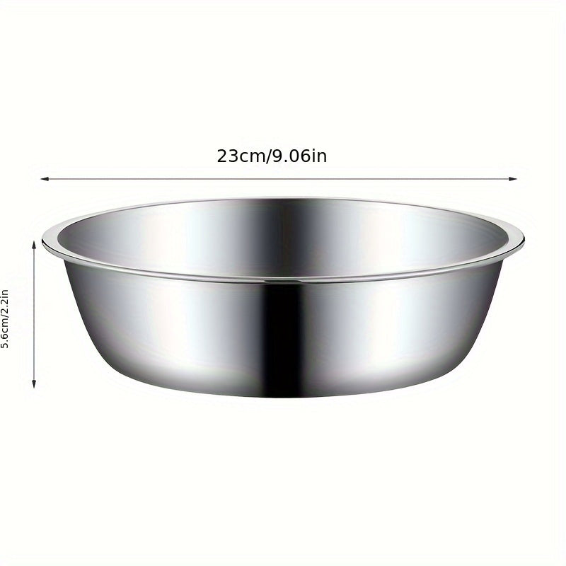 Stainless Steel Durable 1pc Dog Feeder Bowl - Dog Food And Water Bowl