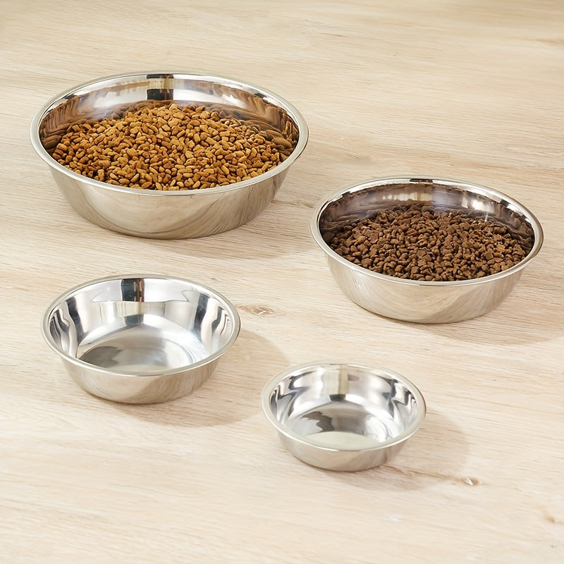 Stainless Steel Durable 1pc Dog Feeder Bowl - Dog Food And Water Bowl