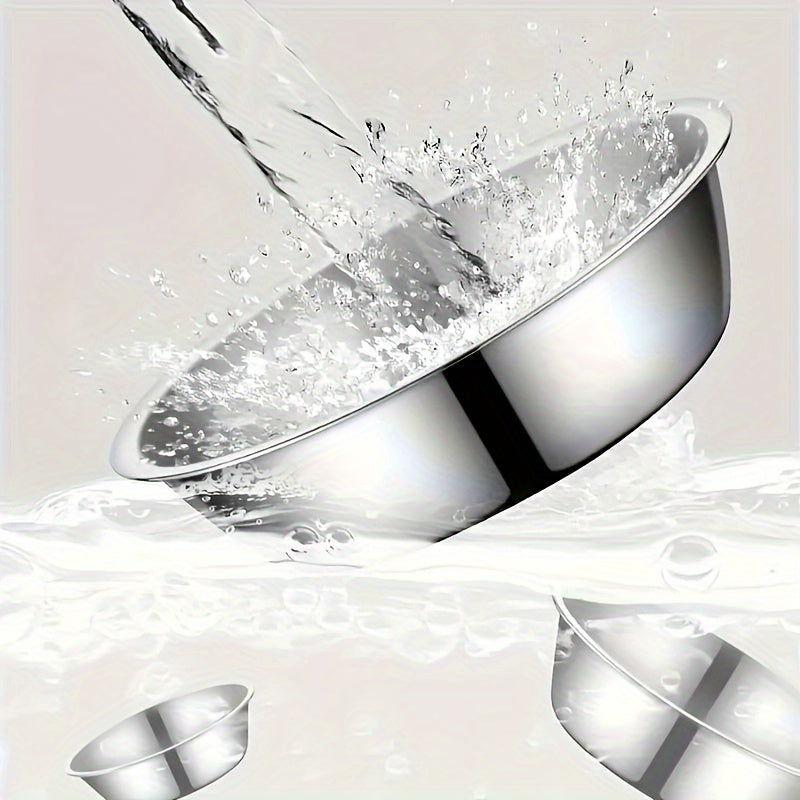 Stainless Steel Durable 1pc Dog Feeder Bowl - Dog Food And Water Bowl