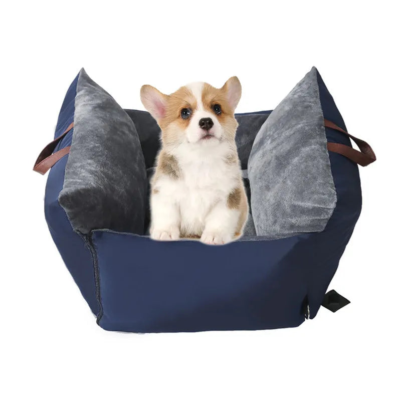 Dog Car Seat for Small Medium Dogs Fully Detachable and Washable Pet Dog Car seats Soft Dog Booster Sofa Travel Carrier Bed