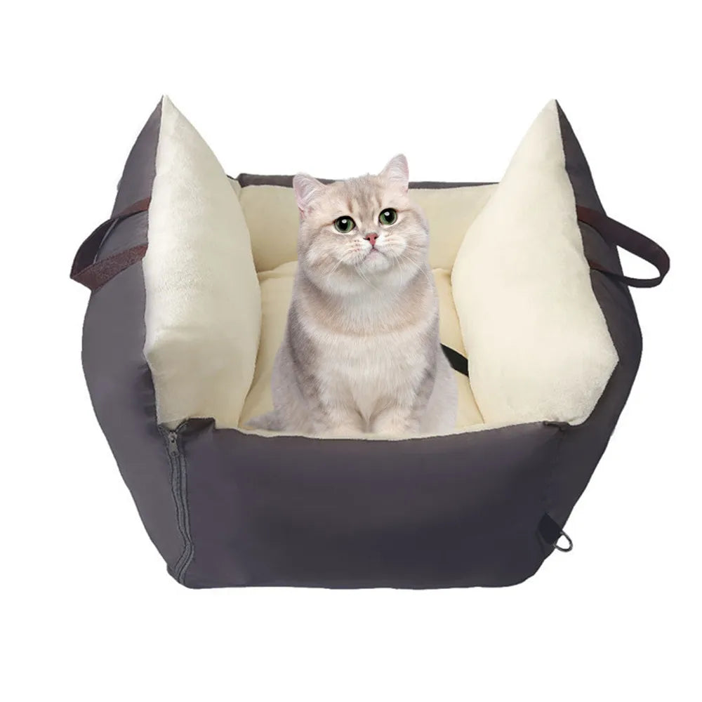 Dog Car Seat for Small Medium Dogs Fully Detachable and Washable Pet Dog Car seats Soft Dog Booster Sofa Travel Carrier Bed