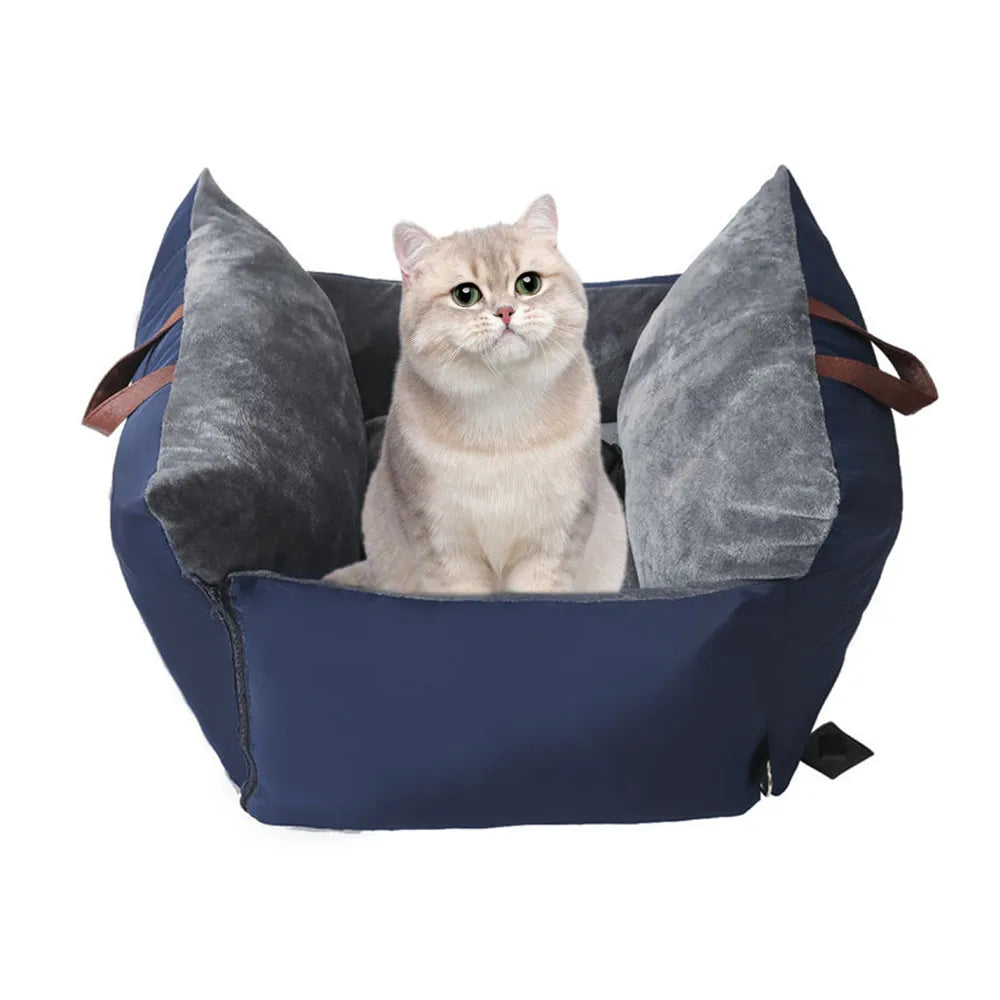 Dog Car Seat for Small Medium Dogs Fully Detachable and Washable Pet Dog Car seats Soft Dog Booster Sofa Travel Carrier Bed