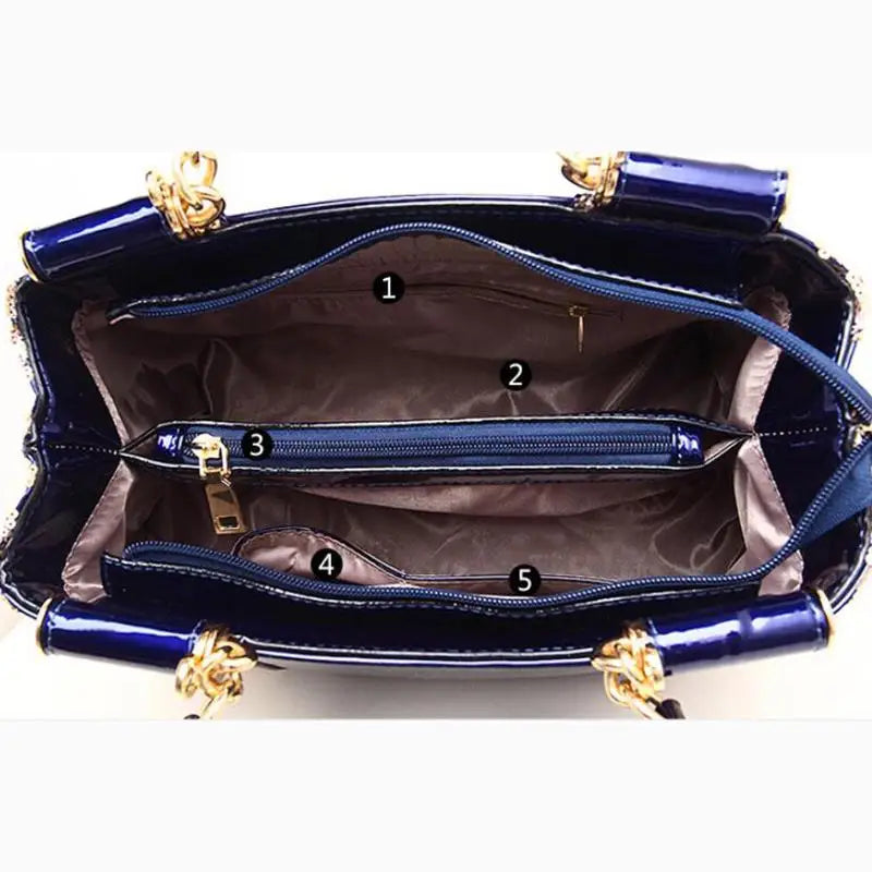 Fashion Embroidery Women Bag Leather Purses and Handbags Luxury Famous Brand Shoulder Bags Female Messenger Bags Bolsa Feminina