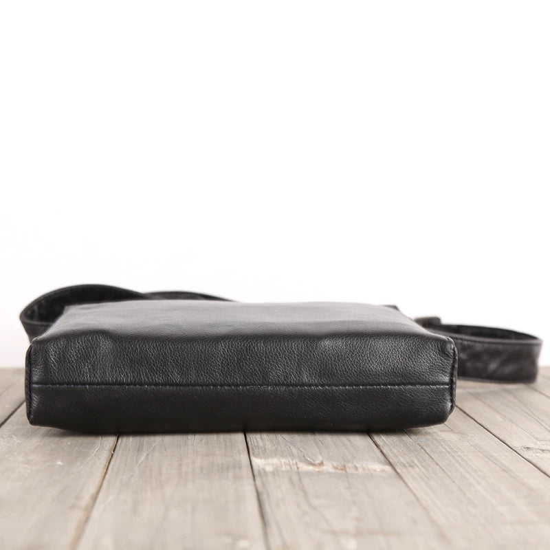 Satchel Men Genuine Leather Luxury Business Shoulder Bag Handmade Crossbody Pack Cowhide Casual Male Messenger Bag