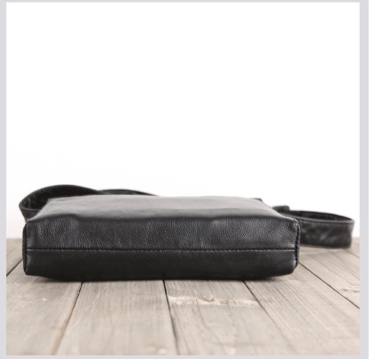 Satchel Men Genuine Leather Luxury Business Shoulder Bag Handmade Crossbody Pack Cowhide Casual Male Messenger Bag