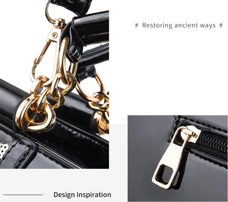Fashion Embroidery Women Bag Leather Purses and Handbags Luxury Famous Brand Shoulder Bags Female Messenger Bags Bolsa Feminina