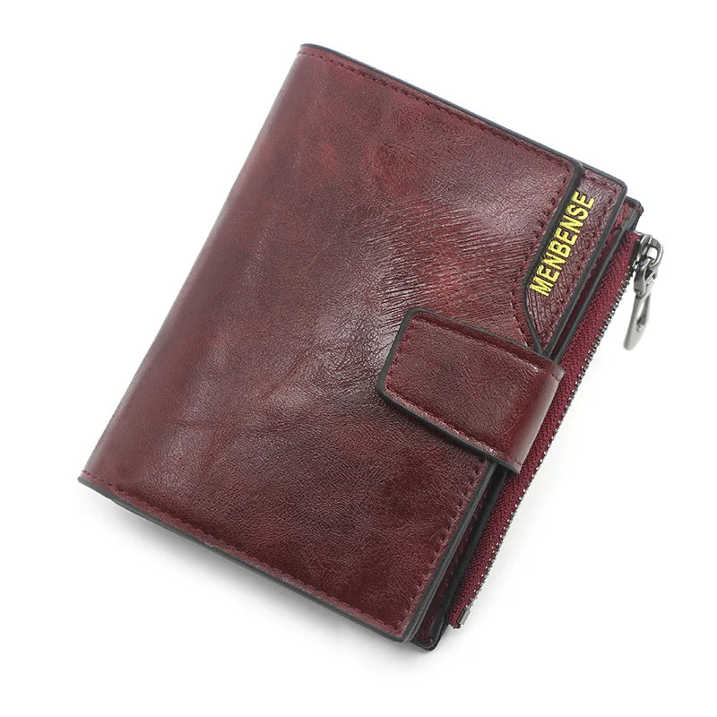 Women's wallet made of leather Wallets Three fold VINTAGE Womens purses mobile phone Purse Female Coin Purse Carteira Feminina