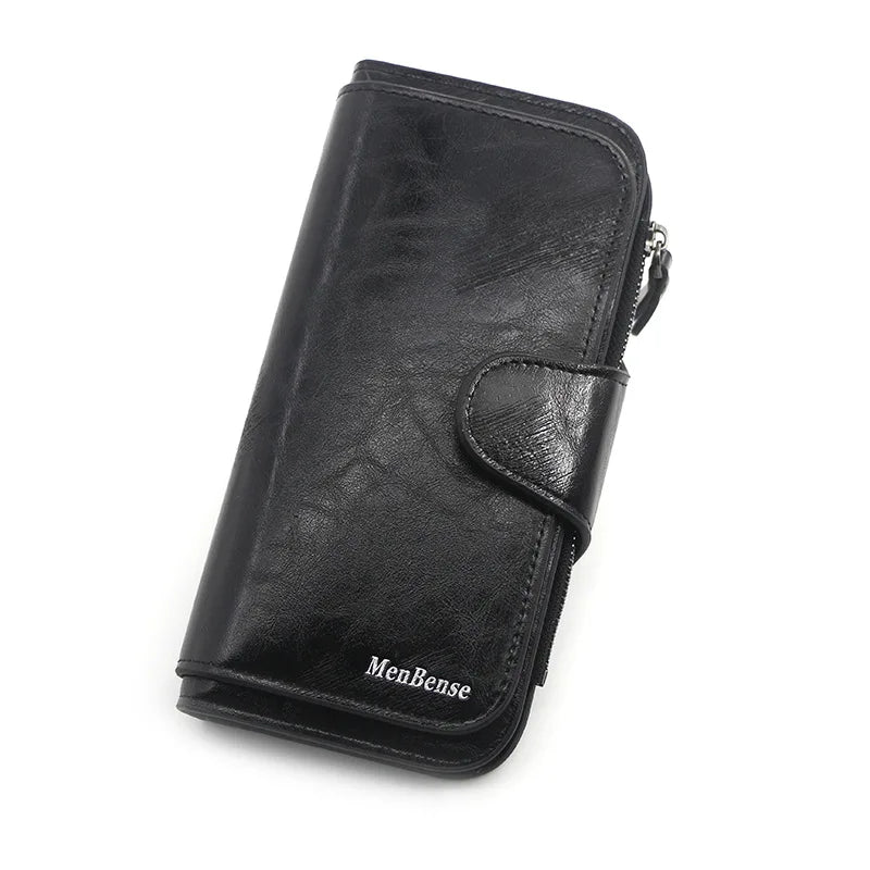 Women's wallet made of leather Wallets Three fold VINTAGE Womens purses mobile phone Purse Female Coin Purse Carteira Feminina