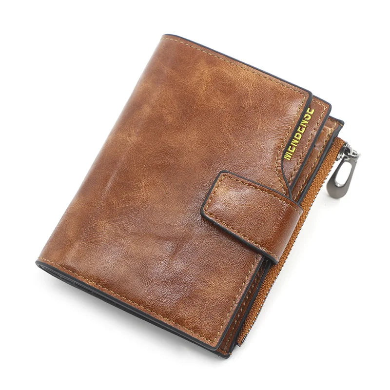 Women's wallet made of leather Wallets Three fold VINTAGE Womens purses mobile phone Purse Female Coin Purse Carteira Feminina