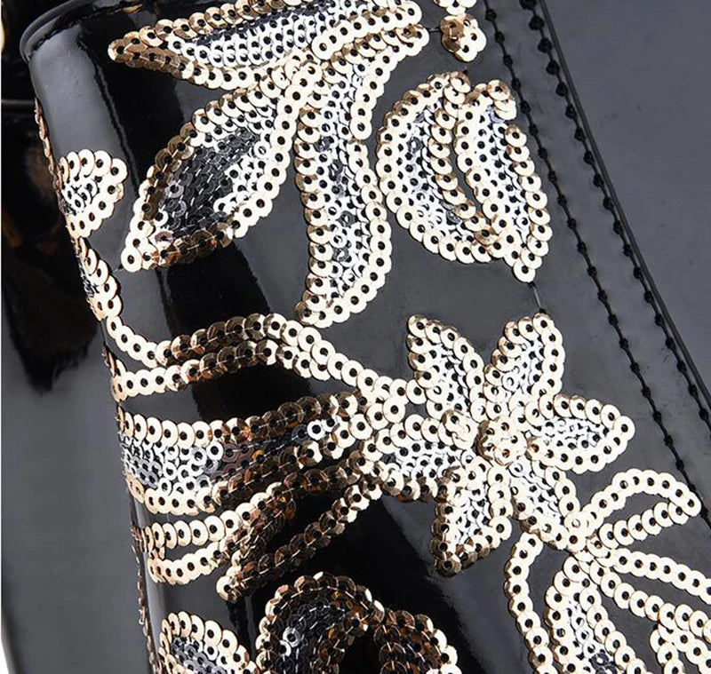 Fashion Embroidery Women Bag Leather Purses and Handbags Luxury Famous Brand Shoulder Bags Female Messenger Bags Bolsa Feminina