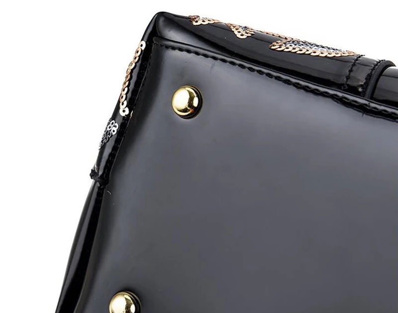 Fashion Embroidery Women Bag Leather Purses and Handbags Luxury Famous Brand Shoulder Bags Female Messenger Bags Bolsa Feminina