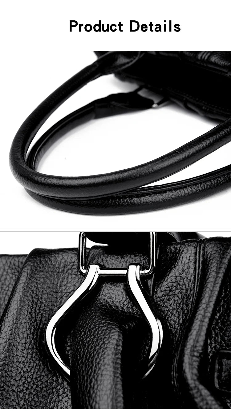 Genuine Casual Tote Bag Luxury Handbags For Women Designer Purses and Handbag High Quality Soft Leather Commuting Hand Bags