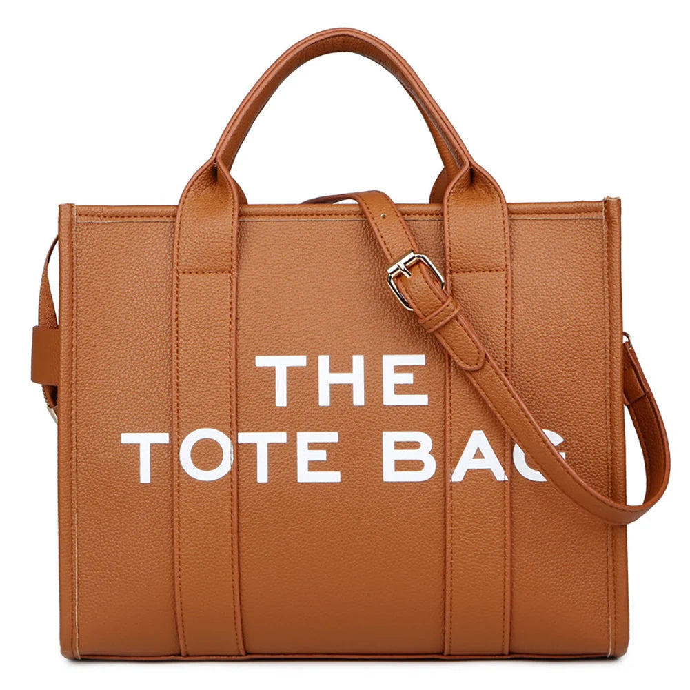 Women Luxury Designer Handbag Simple PU Shoulder Purse Fashion Messenger Bag Large Capacity for Outdoor Travel Work Shopping