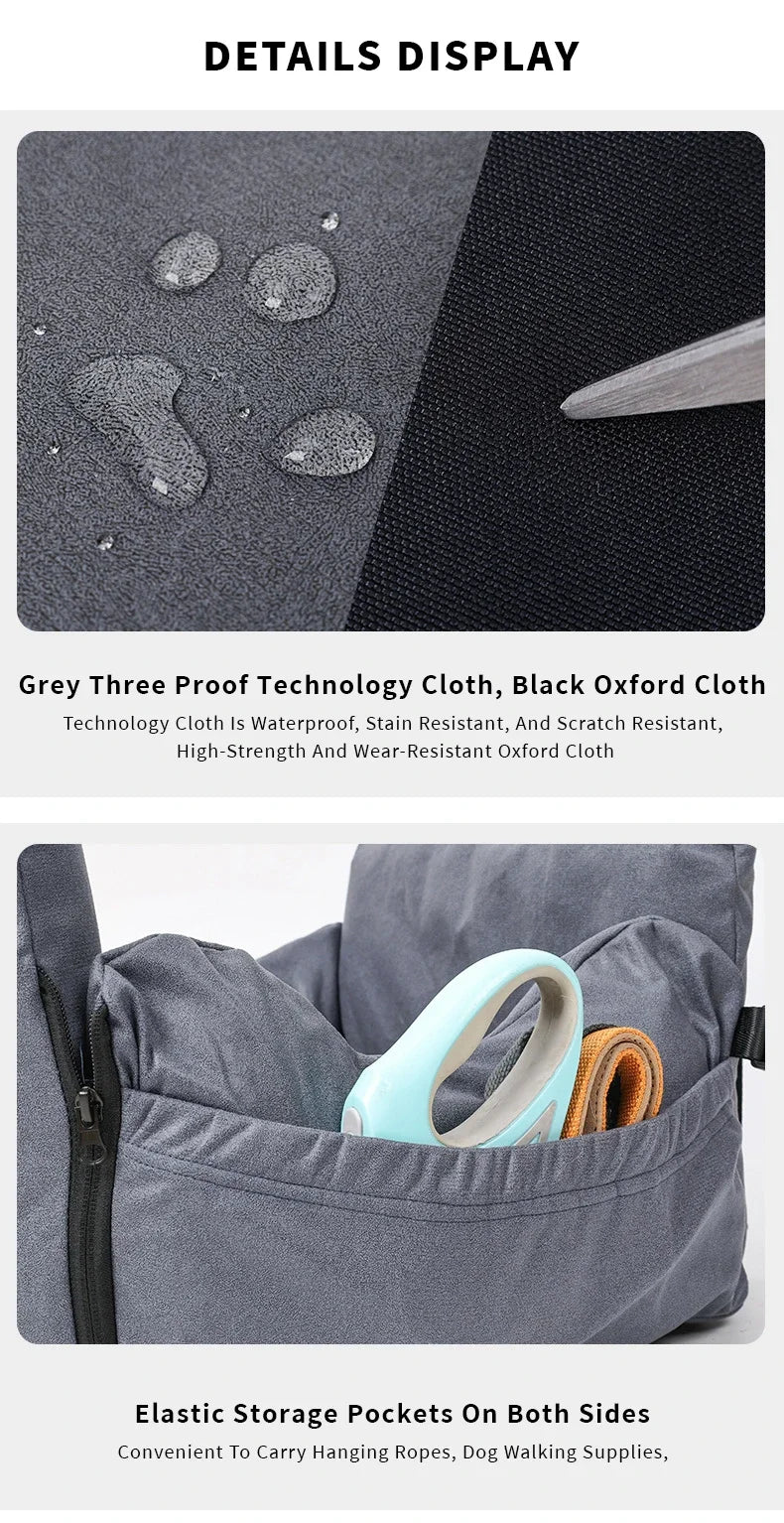 Dog Car Seat Bed Portable Dog Carrier Bag Nonslip Pet Dogs Car Seat Cover Waterproof Cat Basket Dog Car Seats Hammock perros