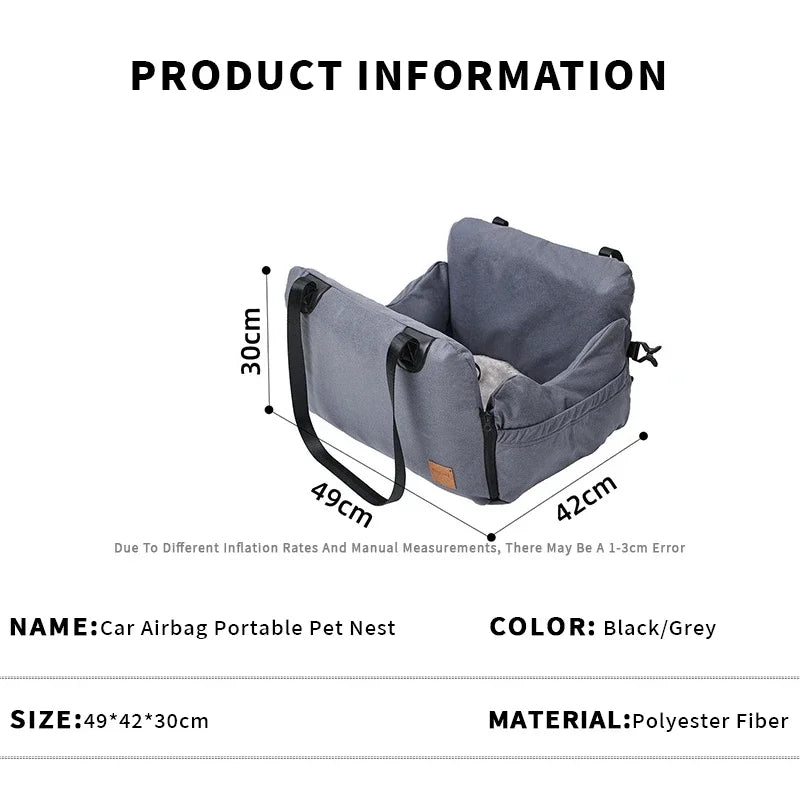 Dog Car Seat Bed Portable Dog Carrier Bag Nonslip Pet Dogs Car Seat Cover Waterproof Cat Basket Dog Car Seats Hammock perros