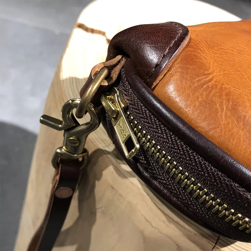 Vintage Handmade Luxury Genuine Leather Men Clutch Bag Casual Designer High Quality Real Cowhide Phone Card Holder Wallet