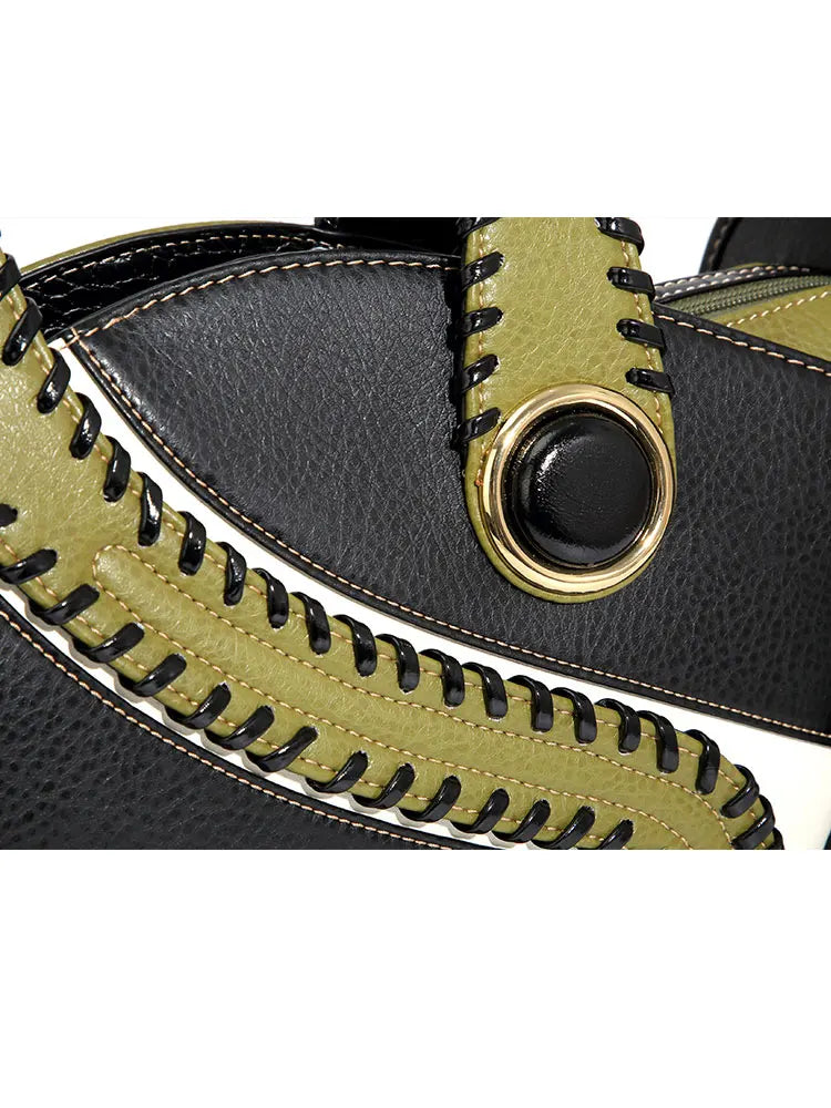 Bag Woman Shoulder Bag High-end Leather Purse Large Capacity Shopping Bag Fashion Designer Women's Top Handle Handbags Crossbody