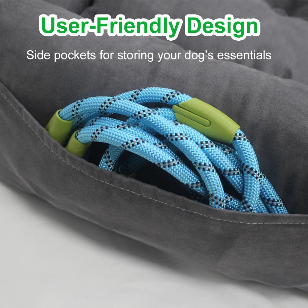 Dog Car Seat with Safety Strap Car Booster Seats for Small/Medium Dogs or Cats Universal Comfortable Dog Bed for Car and Home