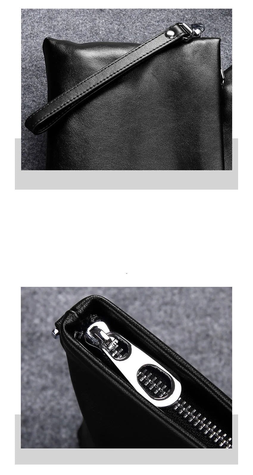 2025 New Men's Genuine Leather Handbag, Casual Leather Business Underarm Bag, Luxury Design, Mobile Report