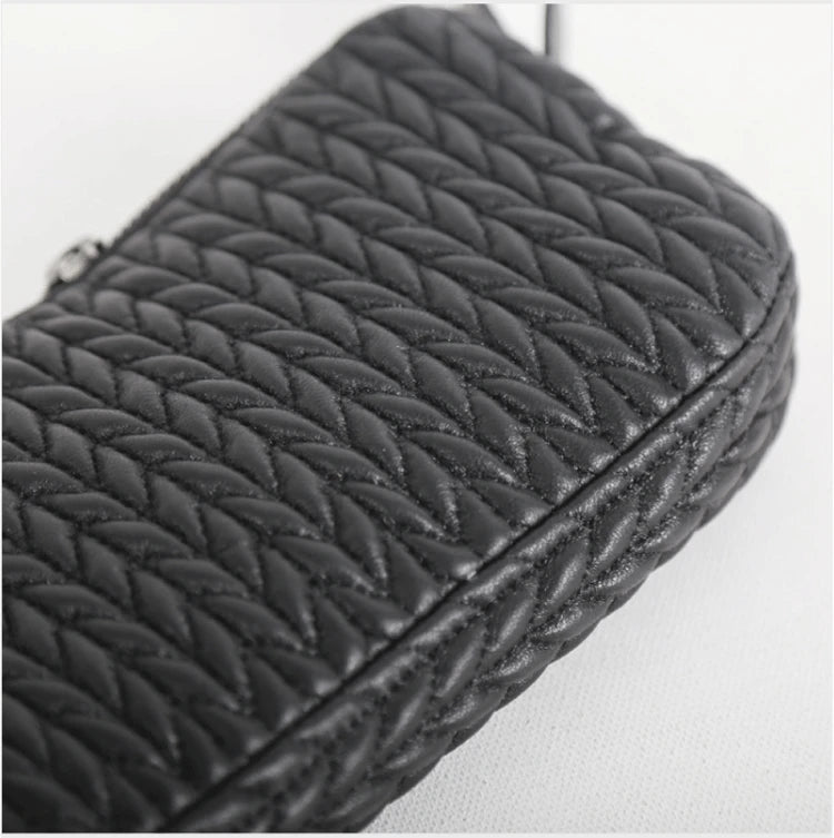 New Fashion Clutch Bag Genuine Leather Luxury Double Zipper Long Wallet Casual Cell Phone Purses Sheepskin Unisex Hand Bags
