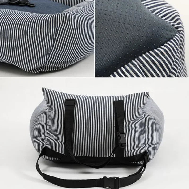 Blue Starry Sky Travel Dog Car Seats for Small Medium Dogs Pet Car Carrier Bed Cover Comfortable and Warm Pet Products