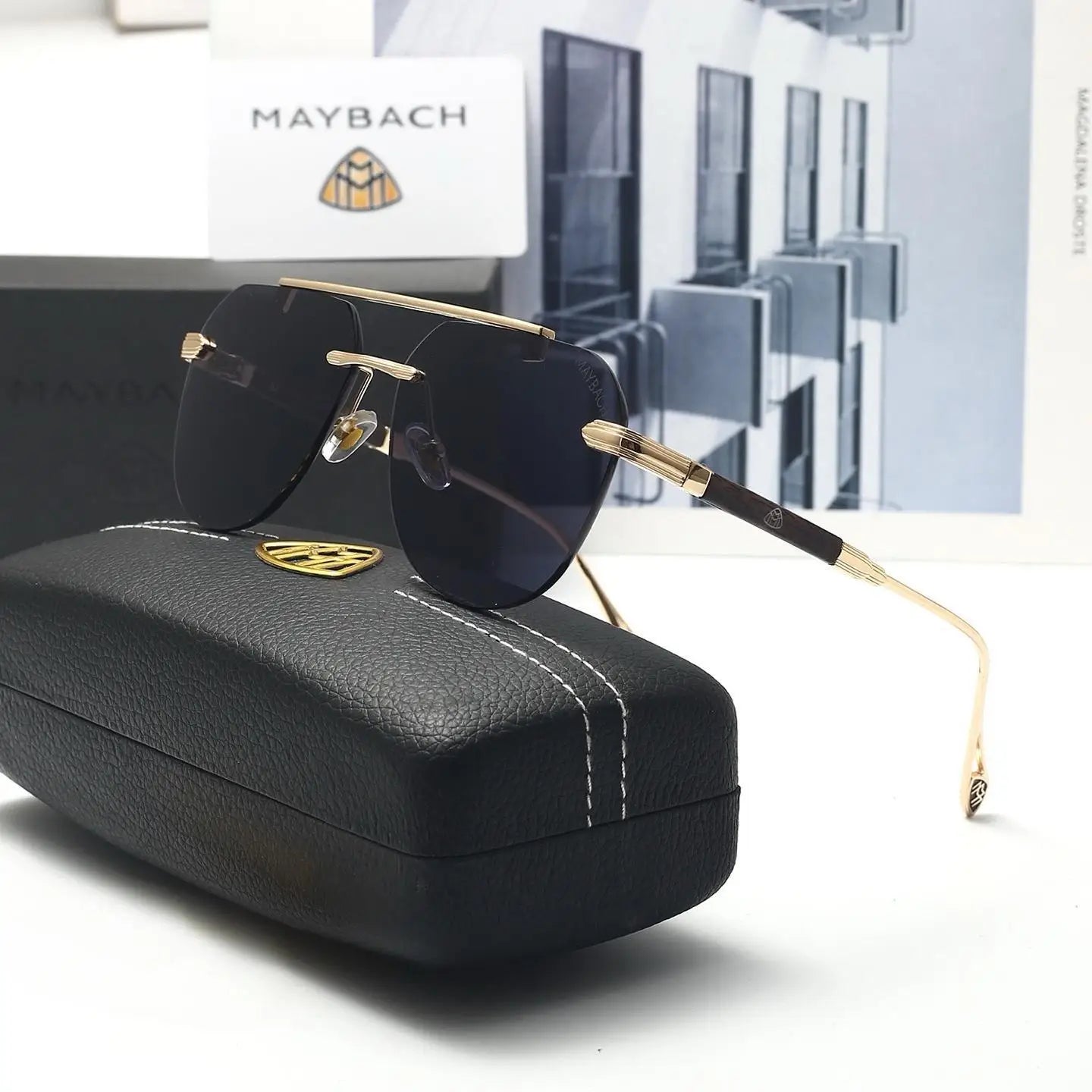 Car High-End Luxury Sunglasses Maybach S Class GLS480 GLS600 S450 S480 S500 S560 S580 S600 S650 S680 Men Women Fashion Goggles