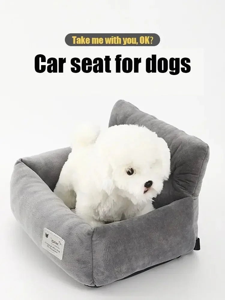 Small Dog Car Kennel Safety Seat Cat Dog Front Car Safety Seat Dog Accessories for Small Dogs  Dog Bag  Dog Car Seat
