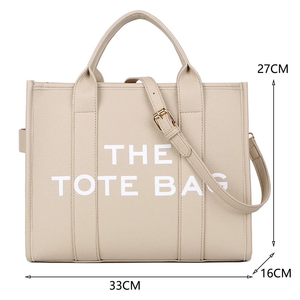 Women Luxury Designer Handbag Simple PU Shoulder Purse Fashion Messenger Bag Large Capacity for Outdoor Travel Work Shopping