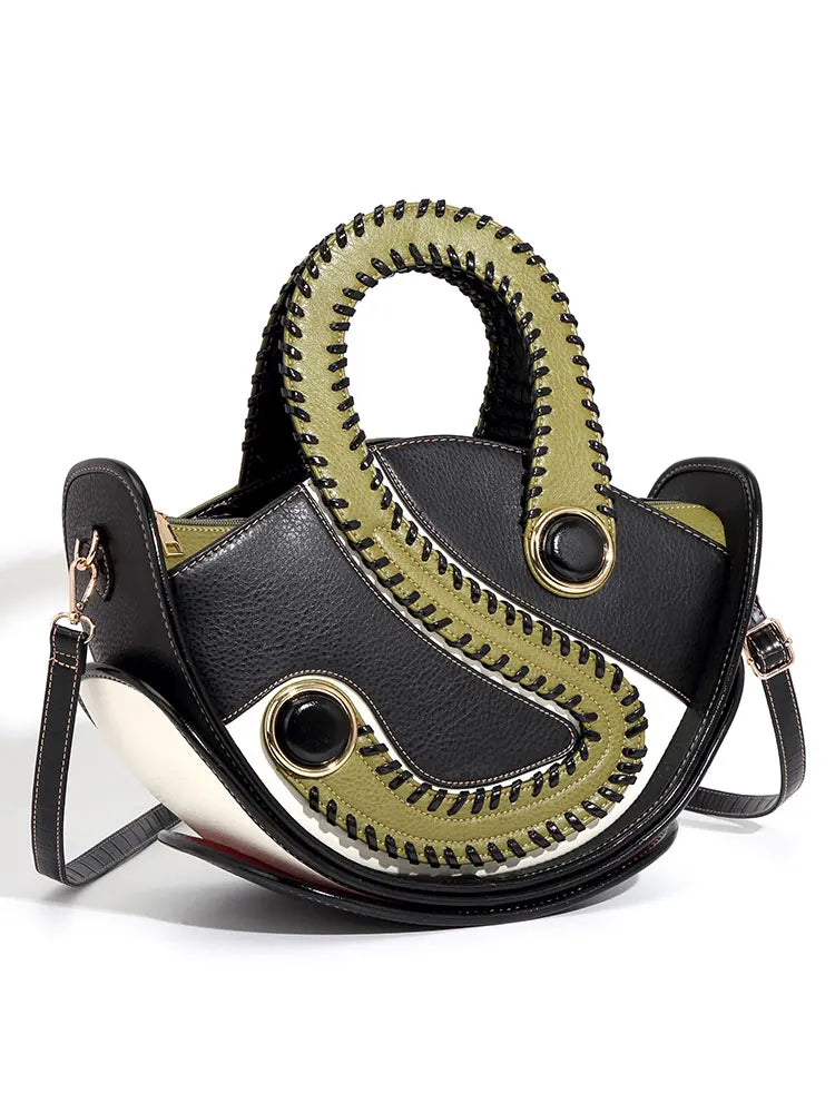 Bag Woman Shoulder Bag High-end Leather Purse Large Capacity Shopping Bag Fashion Designer Women's Top Handle Handbags Crossbody