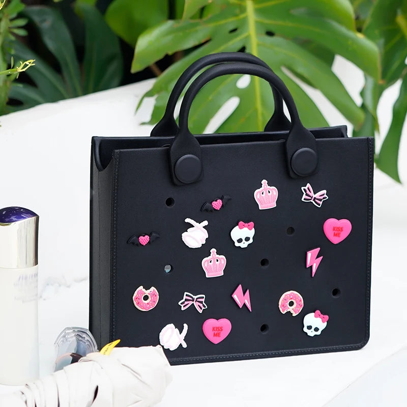 Fashion Large Storage Women Shoulder Bag Soft EVA Safety Handbag for Women Outdoors Waterproof Beach Tote Bag fit Wedding Party