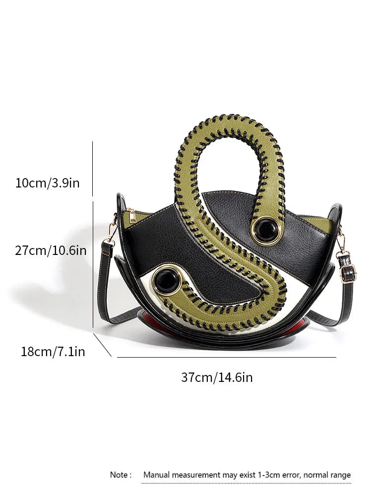 Bag Woman Shoulder Bag High-end Leather Purse Large Capacity Shopping Bag Fashion Designer Women's Top Handle Handbags Crossbody