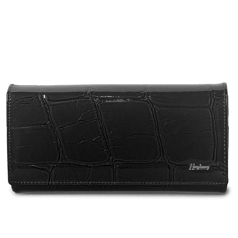 Handbag for Women Clutch Bags Female Long Wallets Genuine	Leather Purses Ladies Gift Elegant Luxury Wallet Shiny Money Bag
