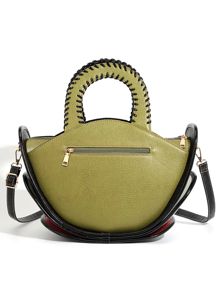 Bag Woman Shoulder Bag High-end Leather Purse Large Capacity Shopping Bag Fashion Designer Women's Top Handle Handbags Crossbody