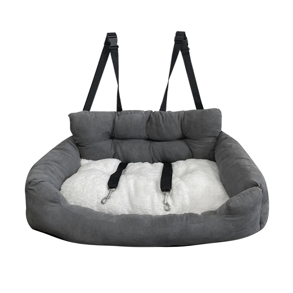 Dog Car Seat with Safety Strap Car Booster Seats for Small/Medium Dogs or Cats Universal Comfortable Dog Bed for Car and Home