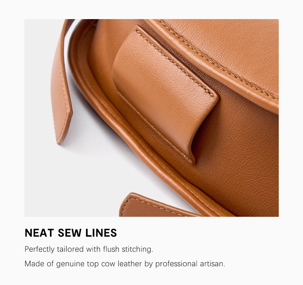 Zency Minimalist luxury Designer Bag Women Messenger Bag Genuine Leather Shoulder Handbags Large Capacity Tote Bag HoboFor Work