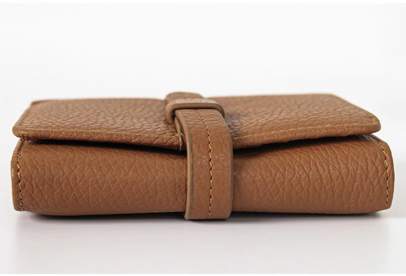 Women's	Wallets Luxury	Designer Genuine Leather Purses for Women Card Holder Wallet with Zipper Coin Pocket Short Billfold