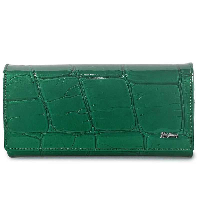 Handbag for Women Clutch Bags Female Long Wallets Genuine	Leather Purses Ladies Gift Elegant Luxury Wallet Shiny Money Bag