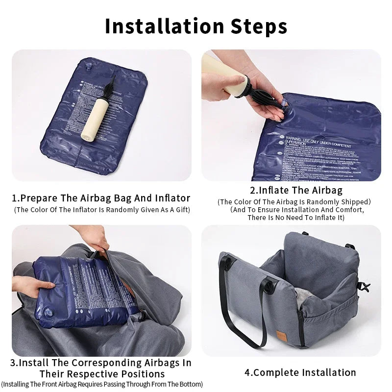 Dog Car Seat Bed Portable Dog Carrier Bag Nonslip Pet Dogs Car Seat Cover Waterproof Cat Basket Dog Car Seats Hammock perros