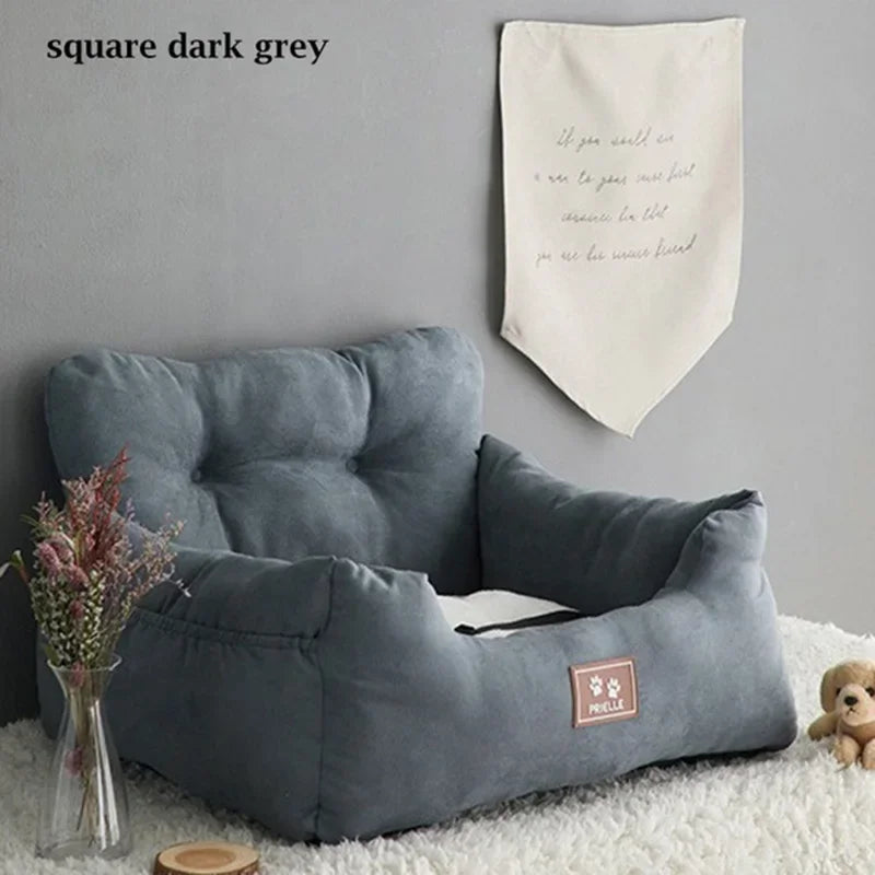 Blue Starry Sky Travel Dog Car Seats for Small Medium Dogs Pet Car Carrier Bed Cover Comfortable and Warm Pet Products