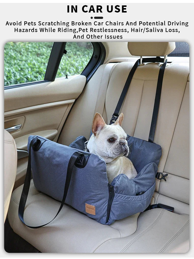 Dog Car Seat Bed Portable Dog Carrier Bag Nonslip Pet Dogs Car Seat Cover Waterproof Cat Basket Dog Car Seats Hammock perros